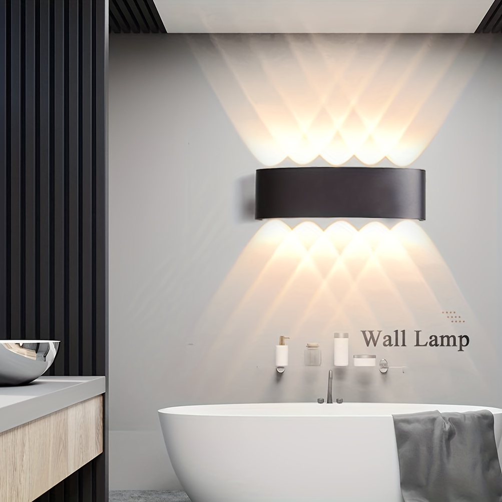 Lámpara de pared LED impermeable, lámpara de pared para exteriores