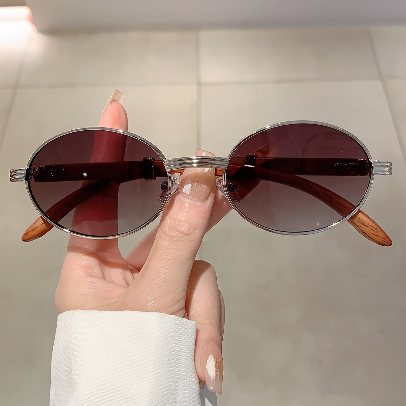 Oval clearance shape sunglasses