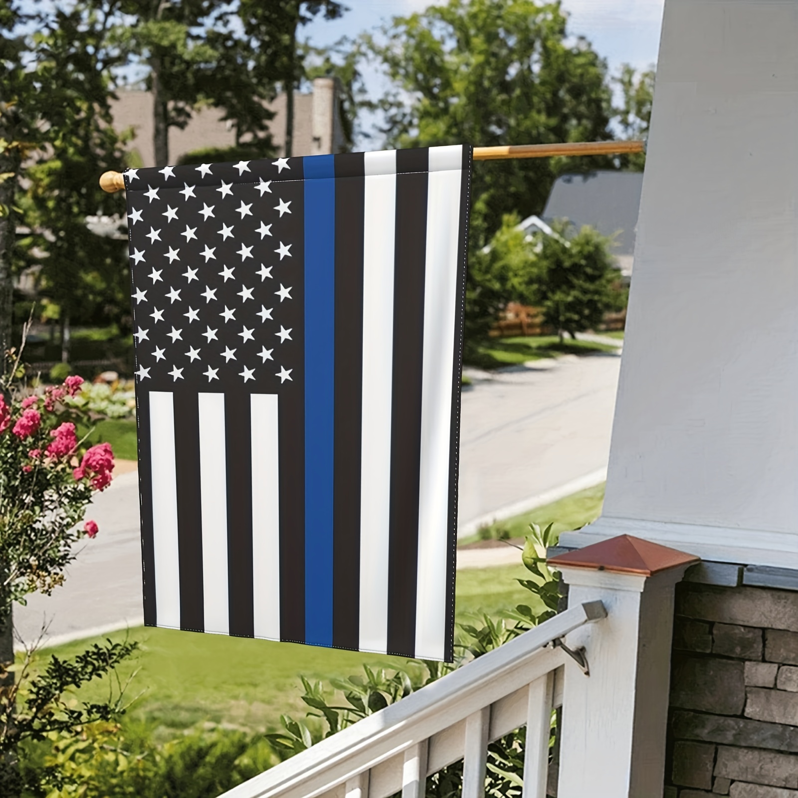 Blues Double Sided Garden Banner Flag