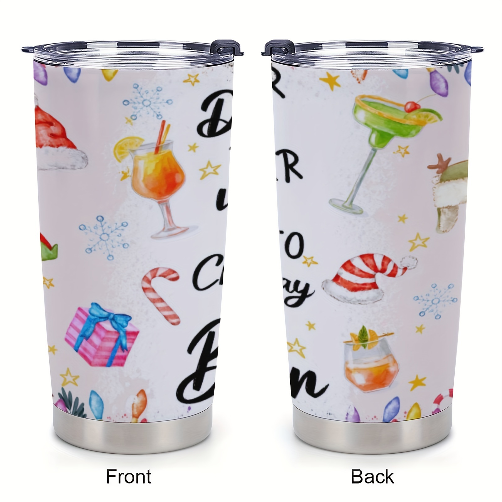 Stainless Steel Travel Coffee Tumbler Cup For Men Christmas - Temu