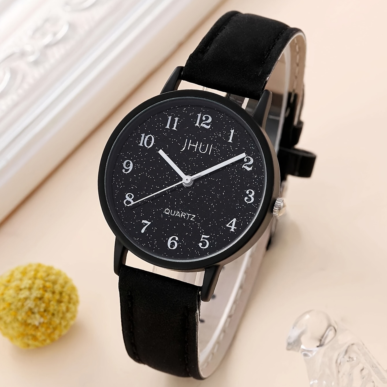 fancy bracelet Black Color ladies watches girls wrist watch for