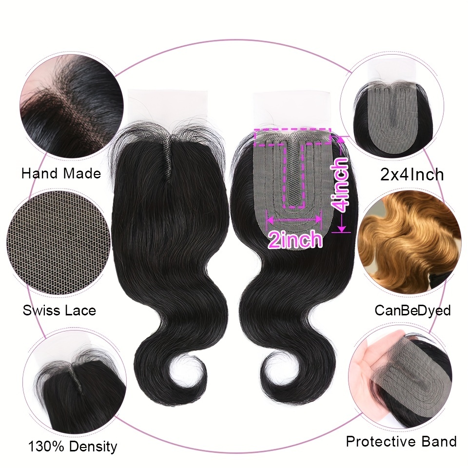 Brazilian Body Wave Lace Closure 100 Unprocessed Human Hair Temu