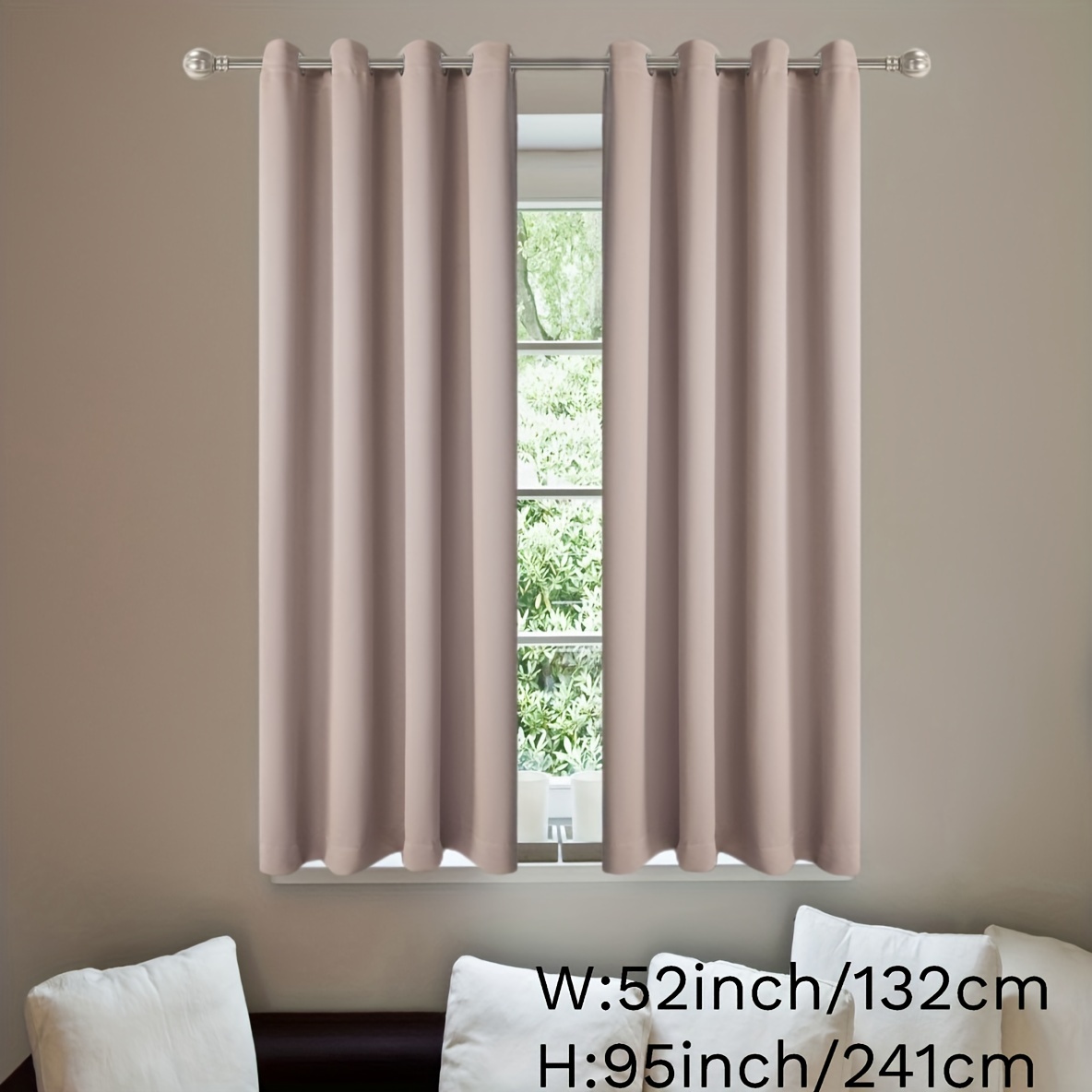 High Precision Blackout Curtains 95% Block Out Light For - Temu