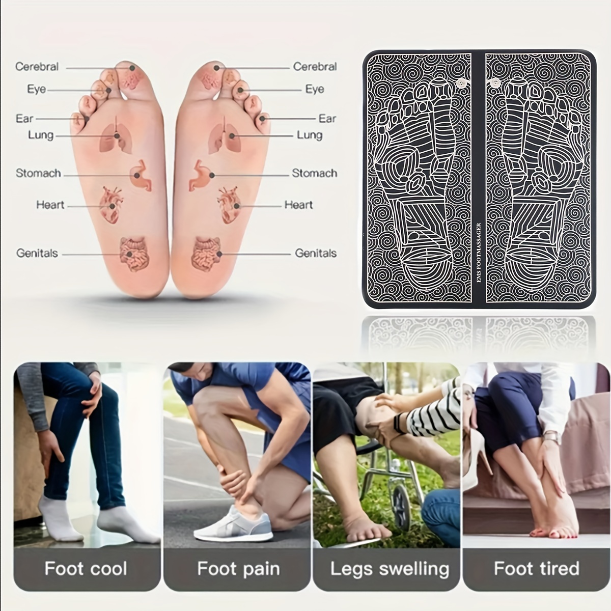 Electric Foot Therapy Massage Pad