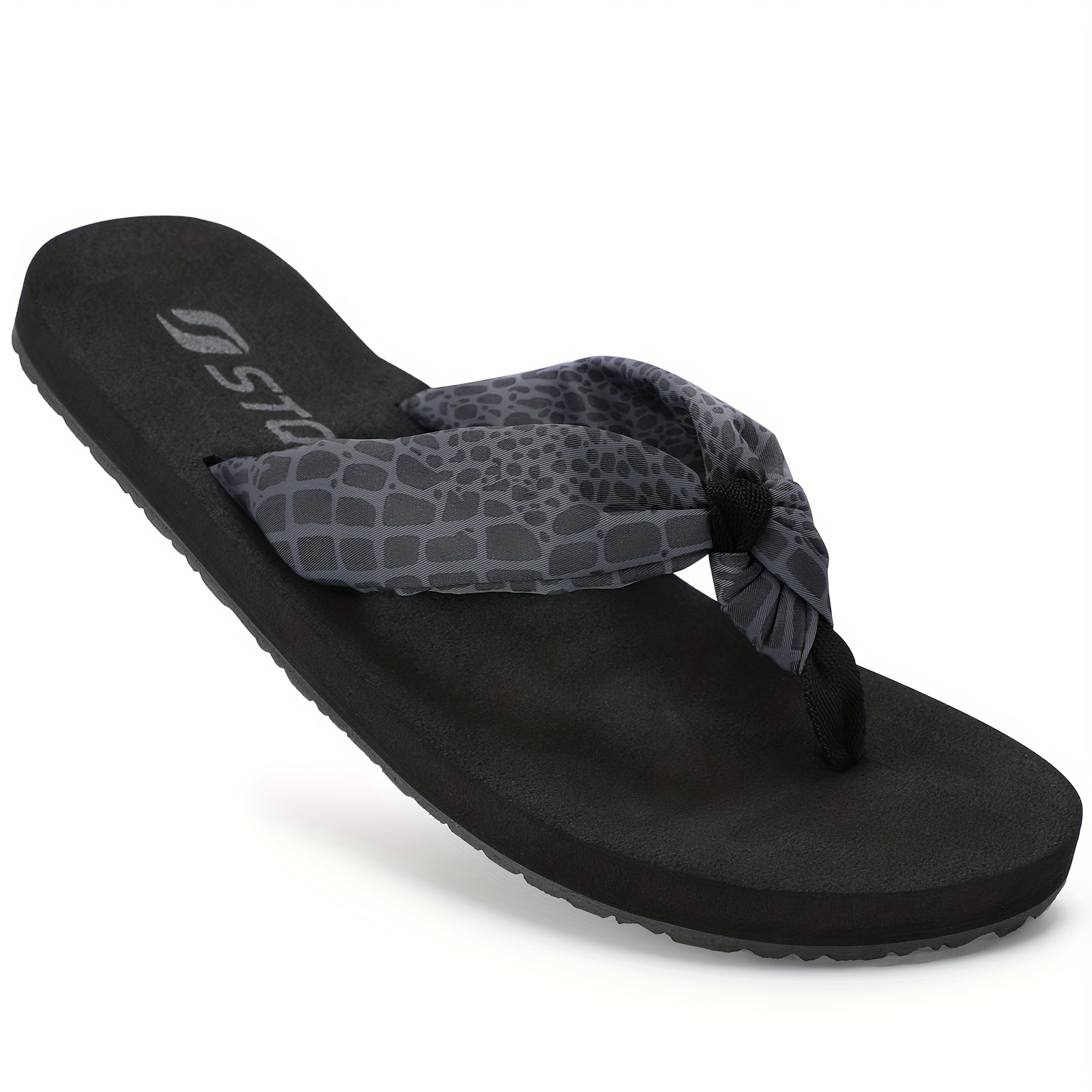 STQ Women's Flip-flop Non Slip Comfortable Yoga-Mat Thong Sandals for  Outdoor