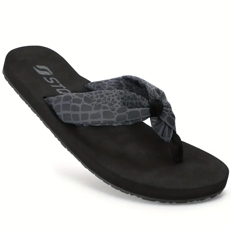 Stq Arch Support Flip Flops Comfortable Yoga Mat Sandals - Temu Norway
