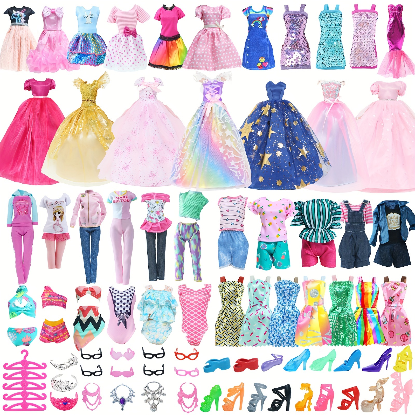 10 Pack Lot Doll Clothes Handmade Princes Dress For Barbie Dolls 11.5 inch  Gift