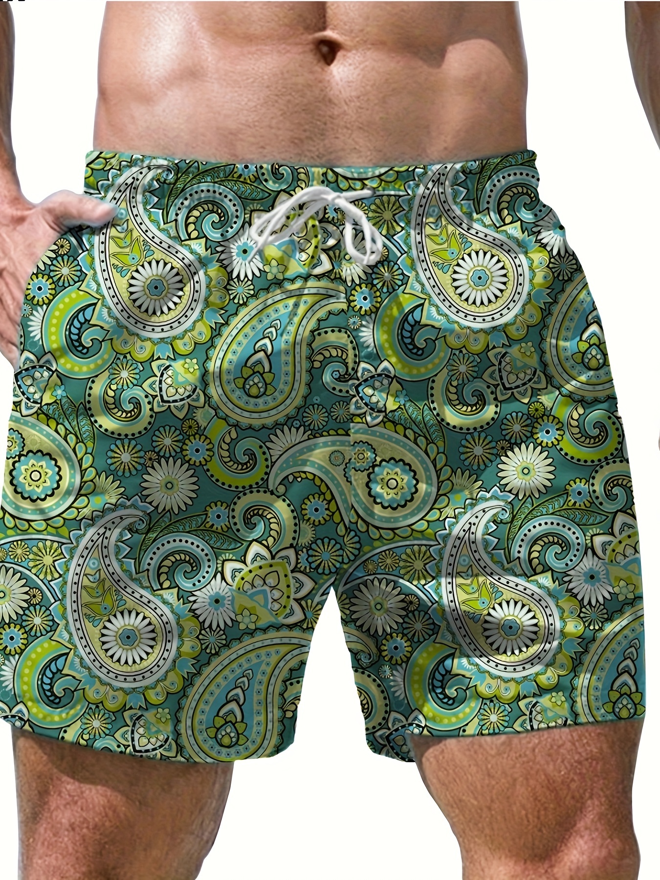 Mens novelty hot sale swim trunks