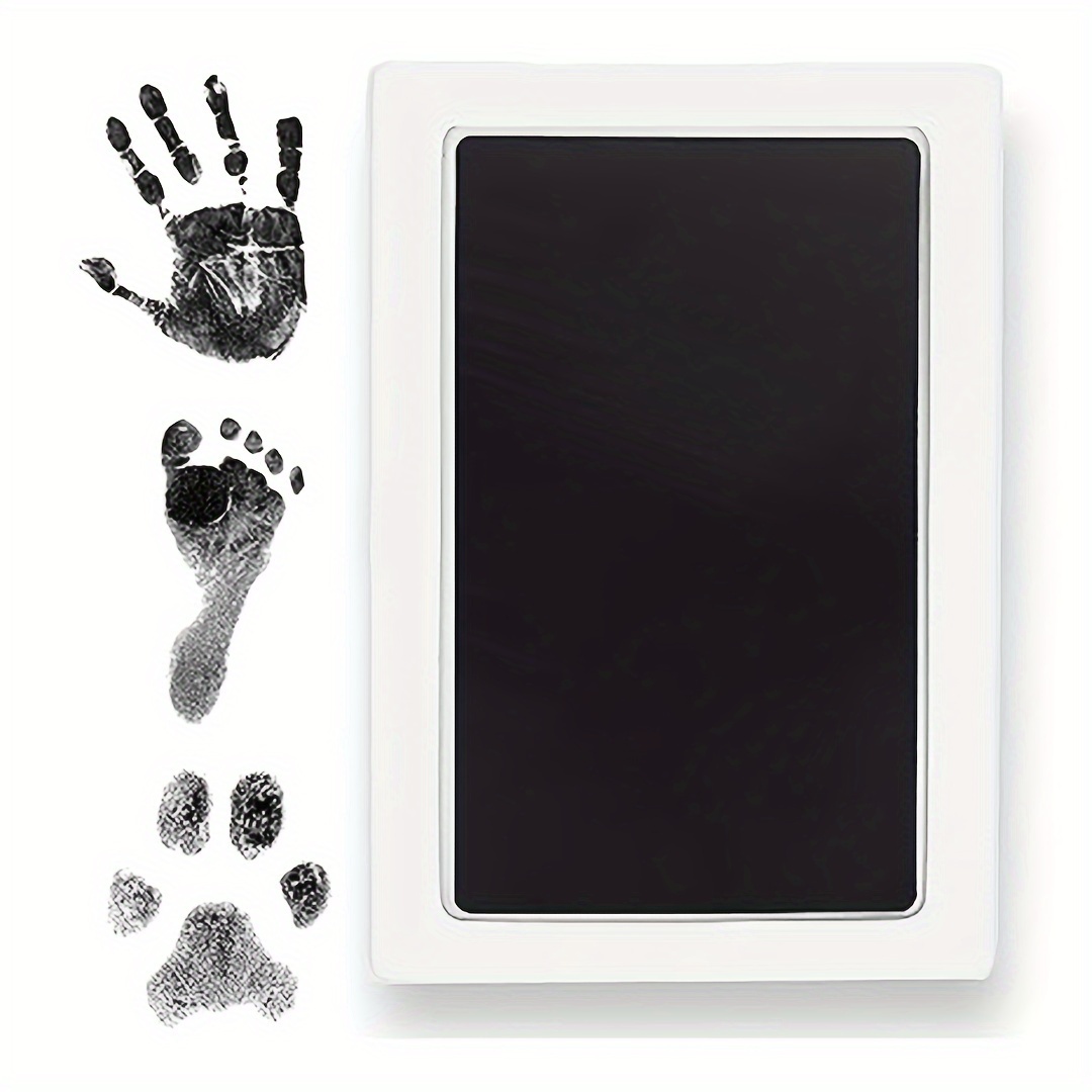 4-Pack Inkless Hand and Footprint Kit - Ink Pad for Baby Hand and  Footprints - Dog Paw Print Kit,Dog Nose Print Kit - Baby Footprint Kit,  Clean Touch