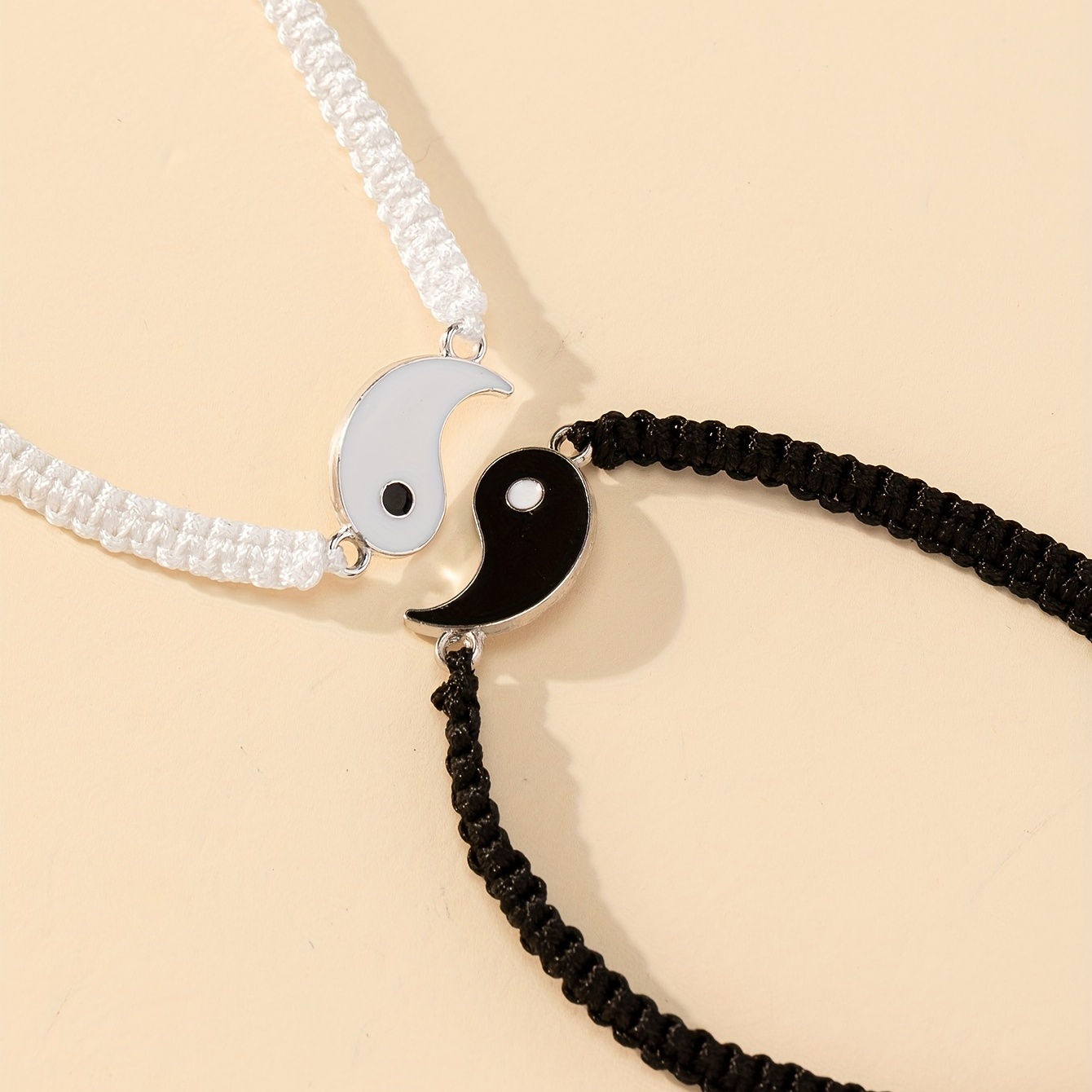 Yin Yang Adjustable String Bracelets 1 Bracelet