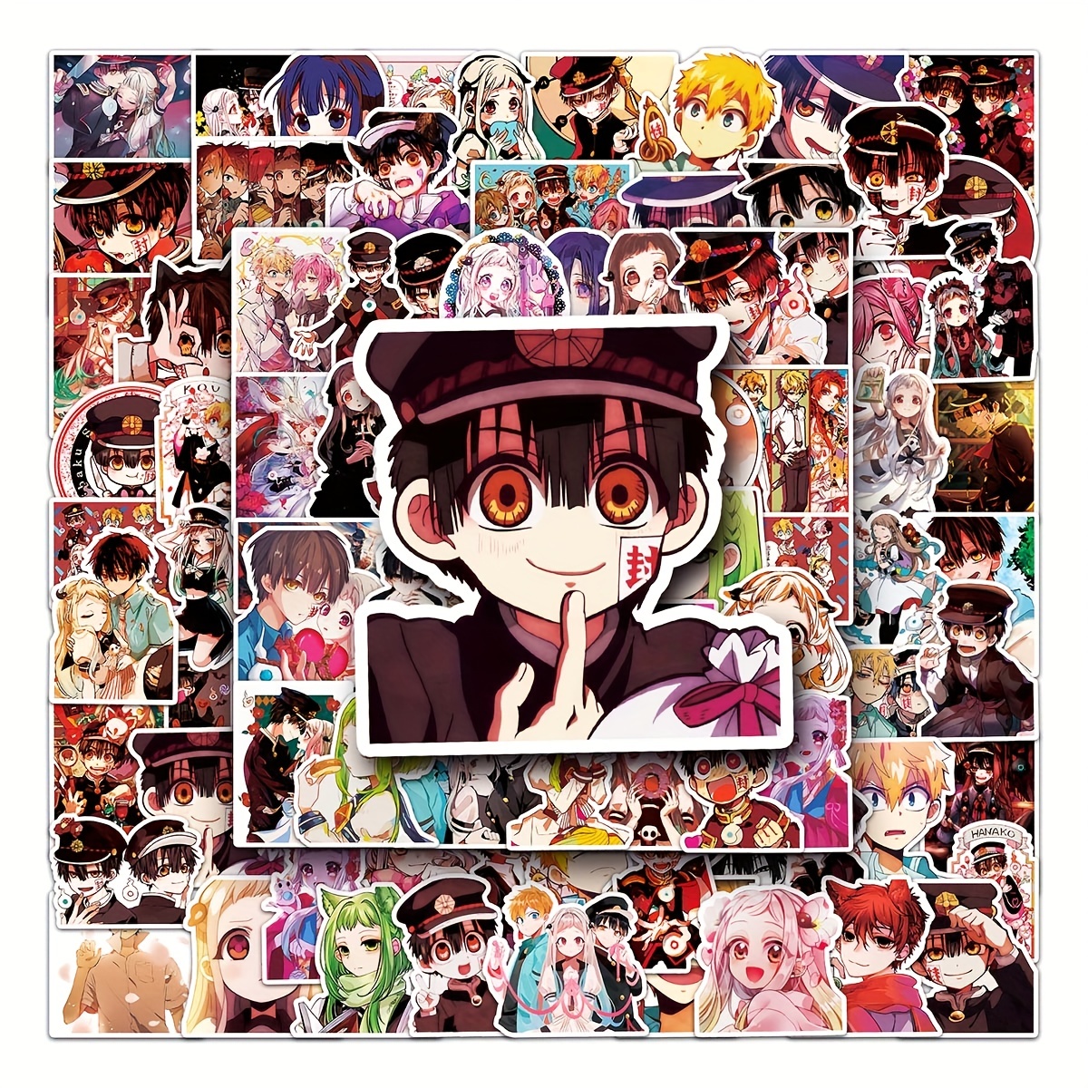 100pcs Anime Cartoon Stickers for Home Decor