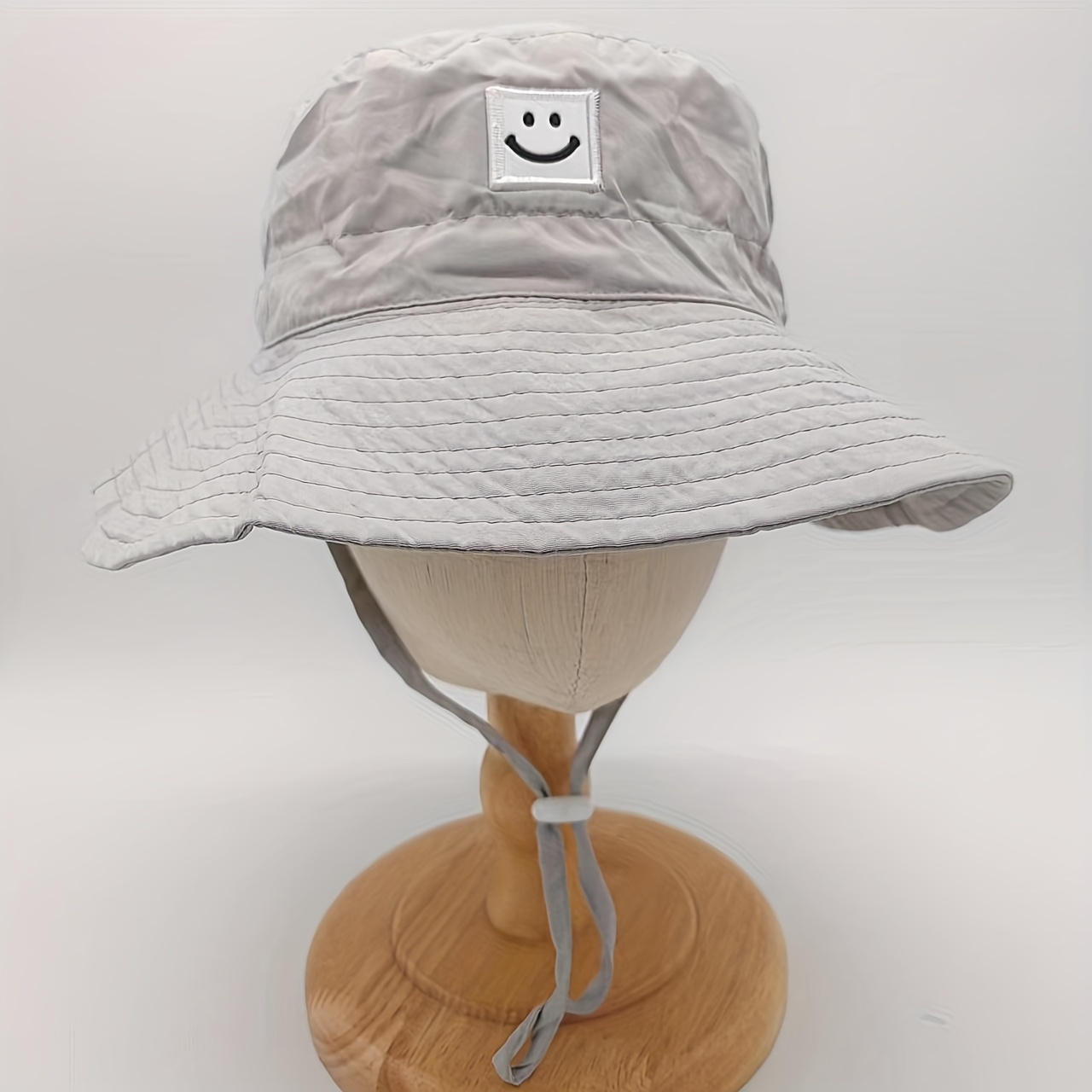 Children's Cute Sunshade Bucket Hat Smile Face Sun Hat - Temu