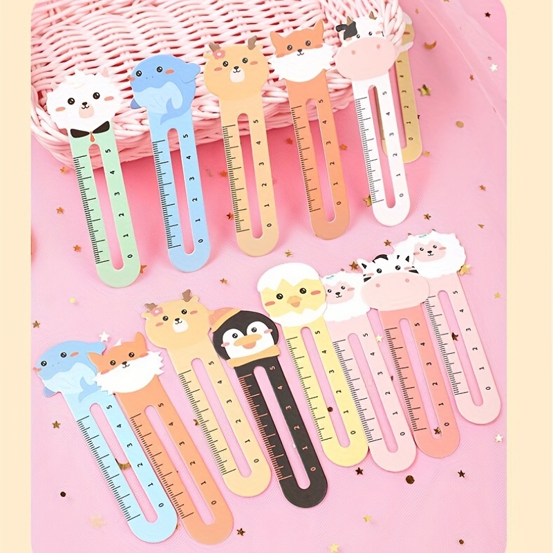 Cartoon Cute Paper Bookmarks Student Reward Gifts - Temu