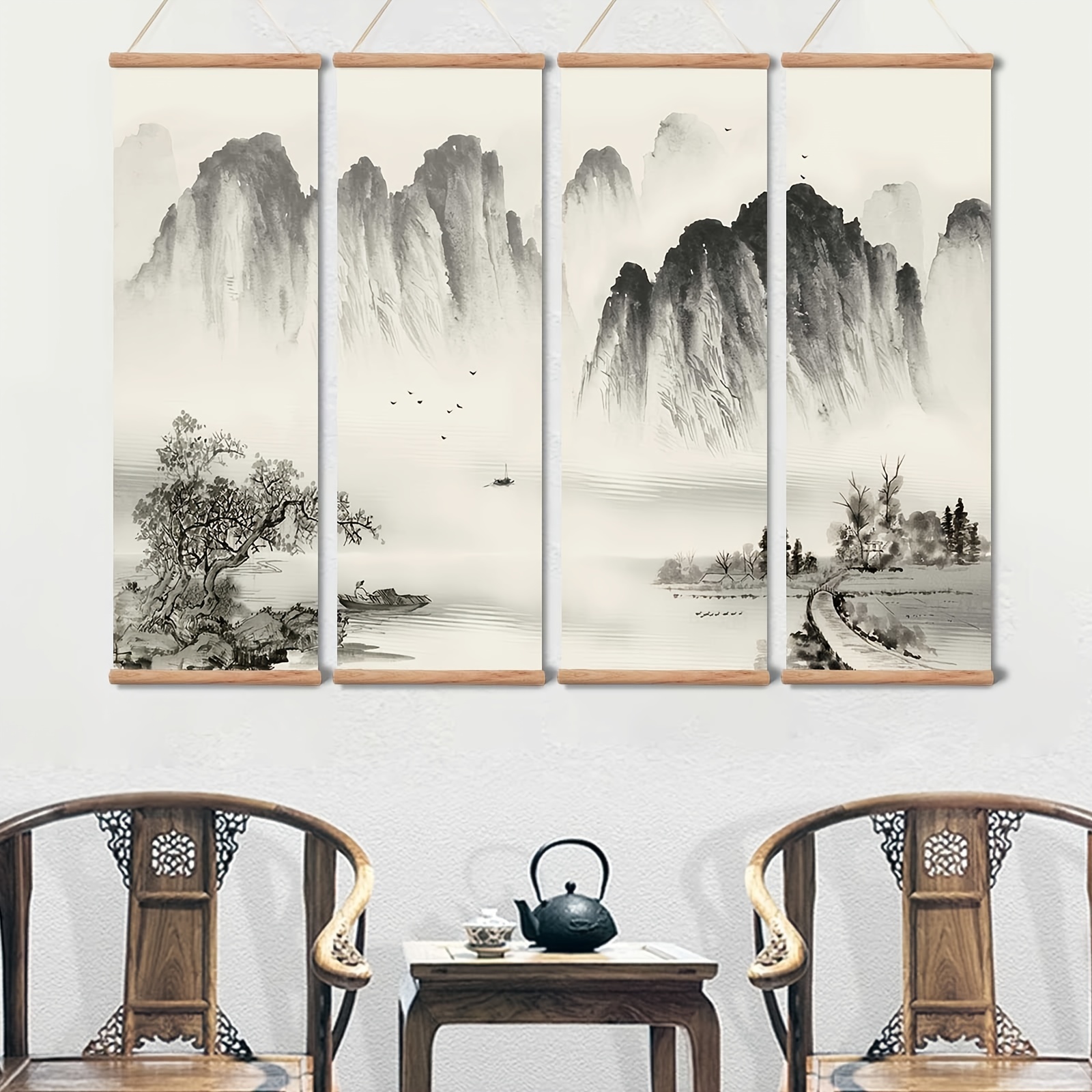 Exclusive Design 4 Panels Canvas Print Wall Decoration Painting for  Independent Office Lady - China Cheap Painting Canvas, Education & Office  Supplies