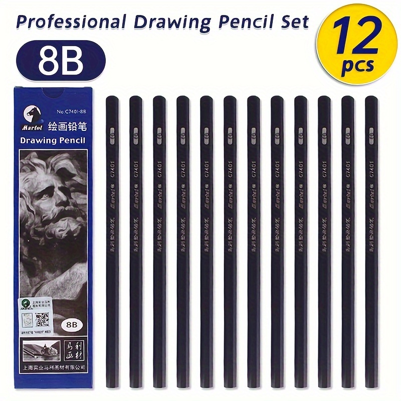 Professional Drawing Pencil Set Student Artist Graphite - Temu