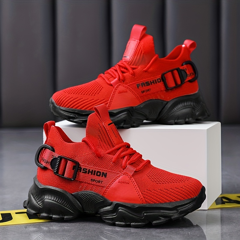 Supreme Red Athletic Shoes for Men