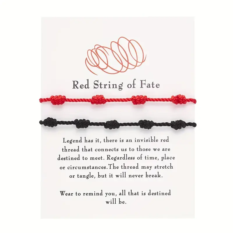 Handmade Red Thread Bracelet For Protection Lucky