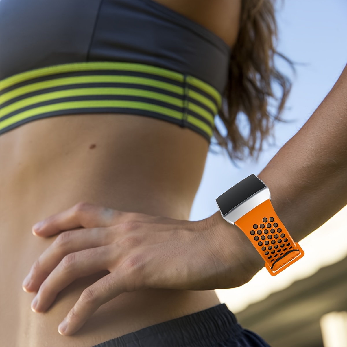 Fitbit ionic burnt orange on sale bands