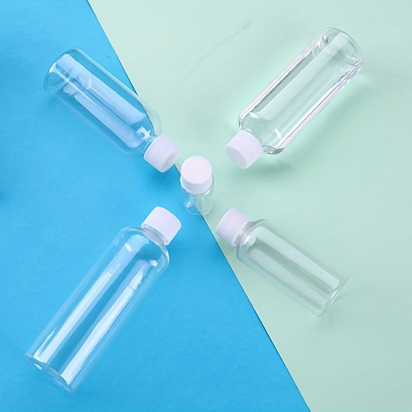 30ml PET Round bouteille transparente avec flip ou appuyez sur le bouchon -  Chine En plastique produit cosmétique, bouteille de plastique