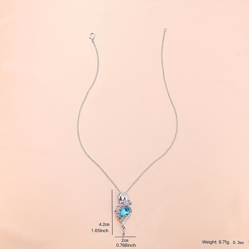 Seahorse Pendant Necklace for Men