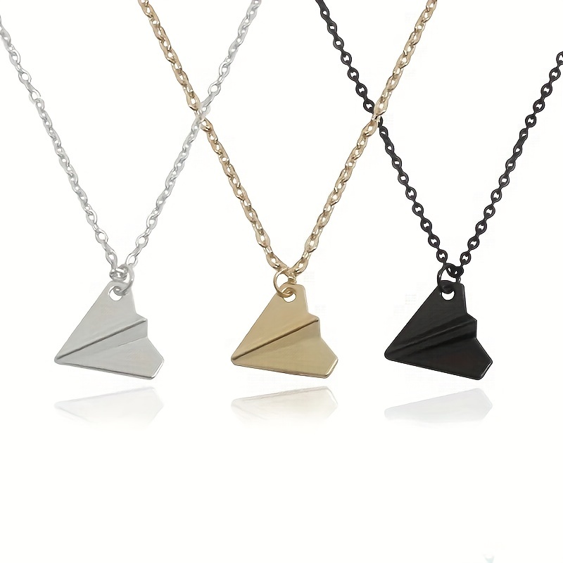 Paper Airplane Chasing a Star Necklace – AviatrixA