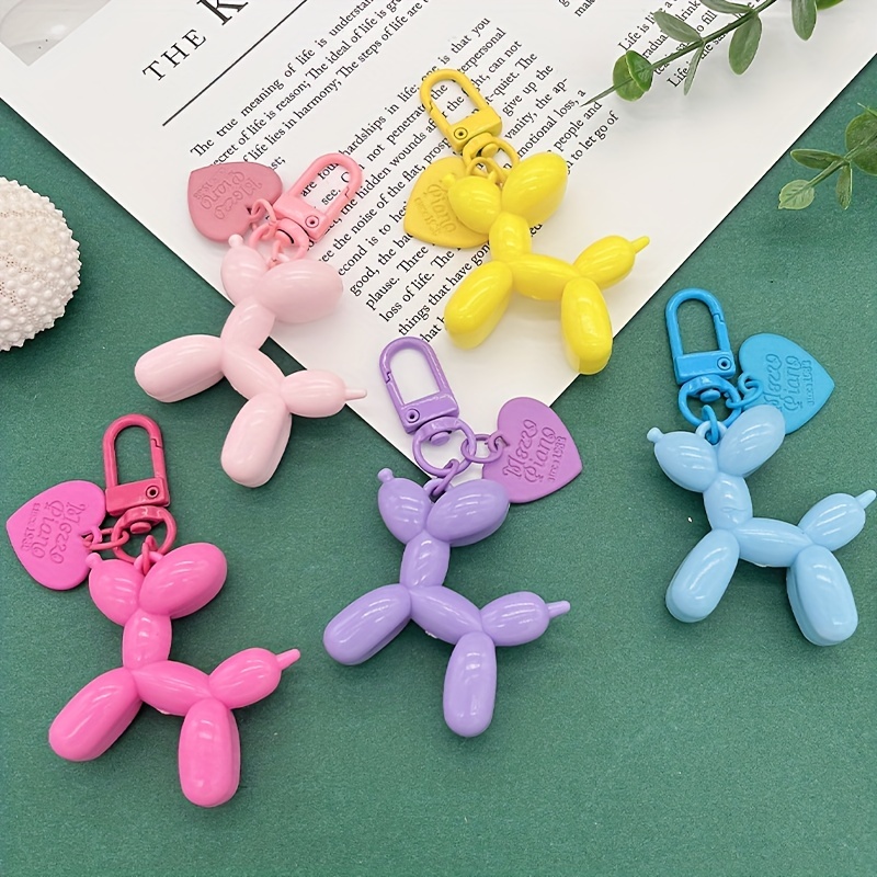 1 Pcs Jelly Balloon Dog Design Keychain for Women, Cute Girls Key Chain, Key  Chains Accessories for Car Keys