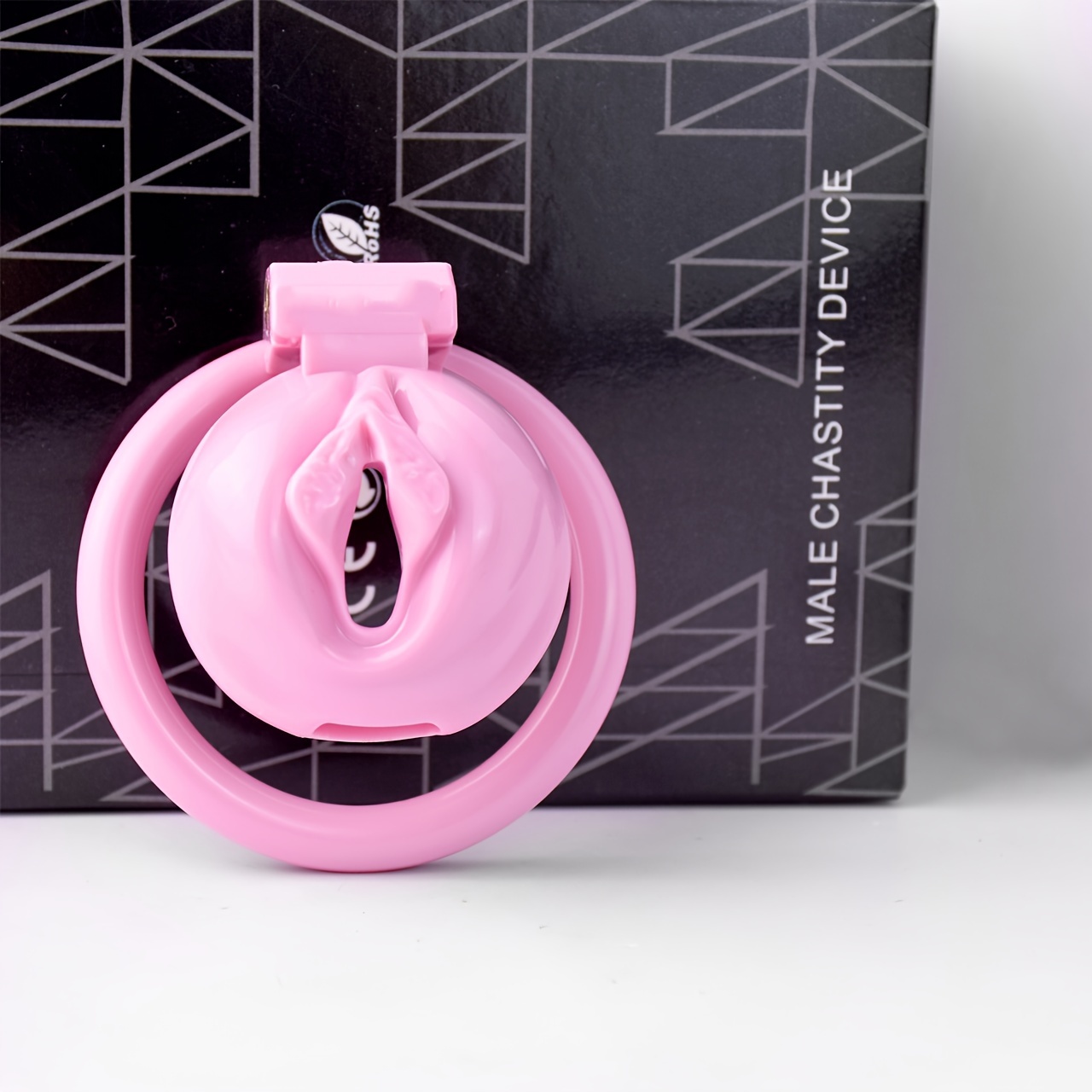 Male Resin Chastity Cages Device Penis Lock Delay - Temu