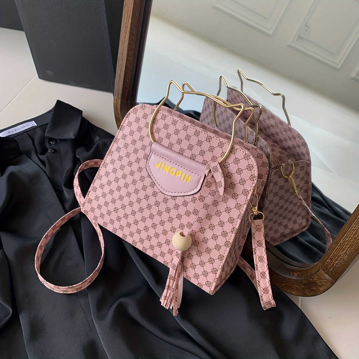 1pc Girls Shoulder Bag, Fashion Casual Handbag,Temu