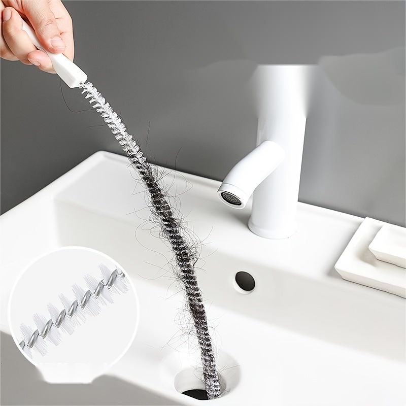 Kitchen Sink Cleaning Hook Cleaner Sticks Clog Remover Sewer Bendable  Dredging Pipe Bathroom Hair Cleaning Sink
