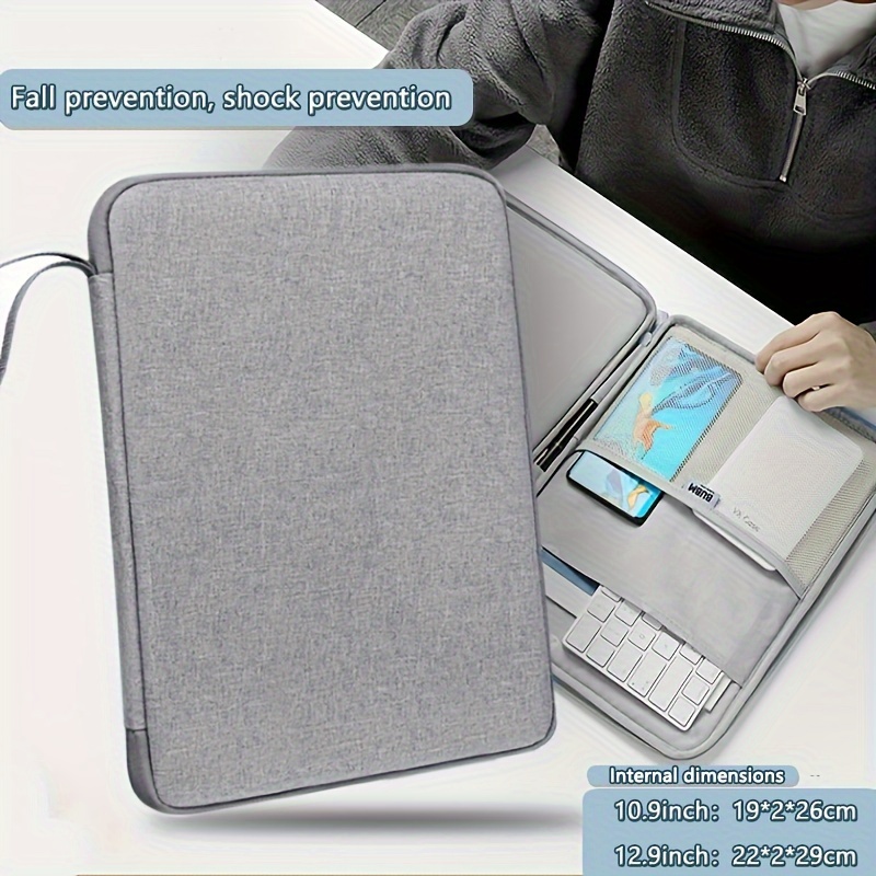  Teclado inalámbrico, teclado Touchpad a prueba de golpes con  cubierta de cuero artificial para Tab Pro de 11.5 pulgadas para (negro) :  Electrónica