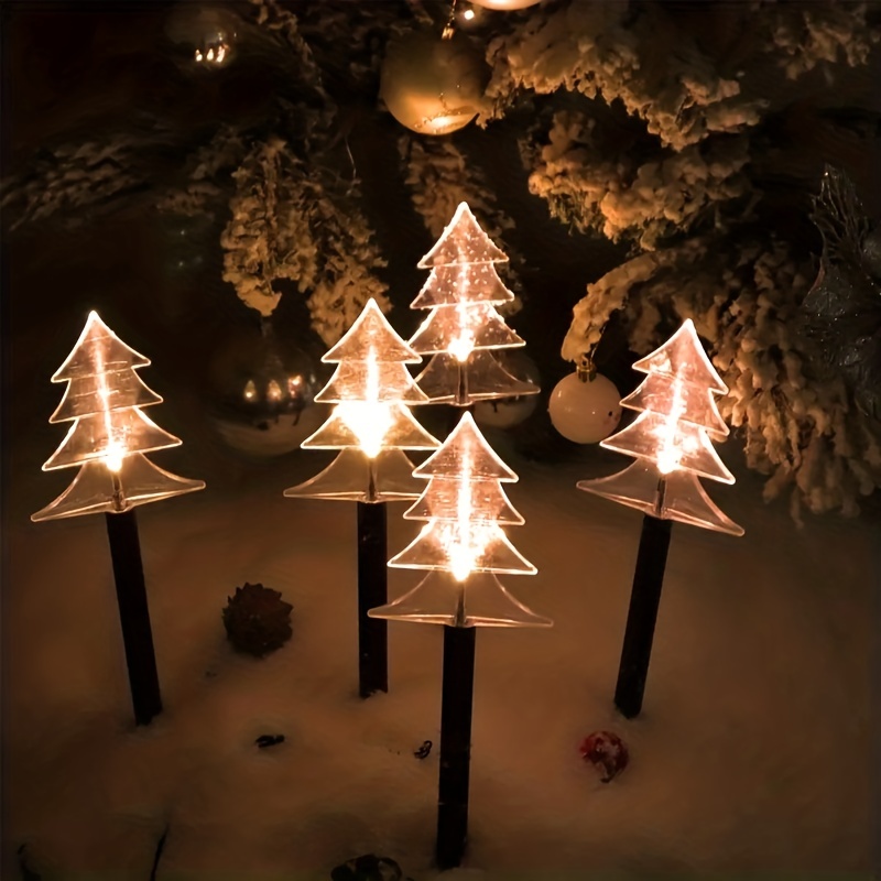 Suhine 6 Pack Christmas LED Elf Costume Accessories Set for Women Christmas Beanie Hat with over Knee Striped Socks and Long Arm Warmer Light up Xm