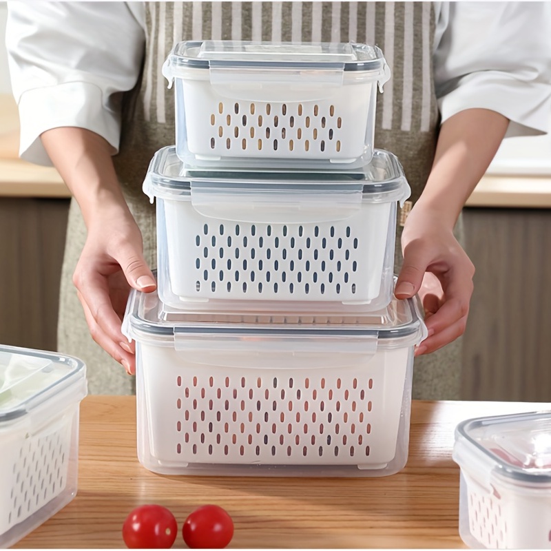 3 Pzas Organizador Refrigerador Caja Almacenamiento - Temu Spain