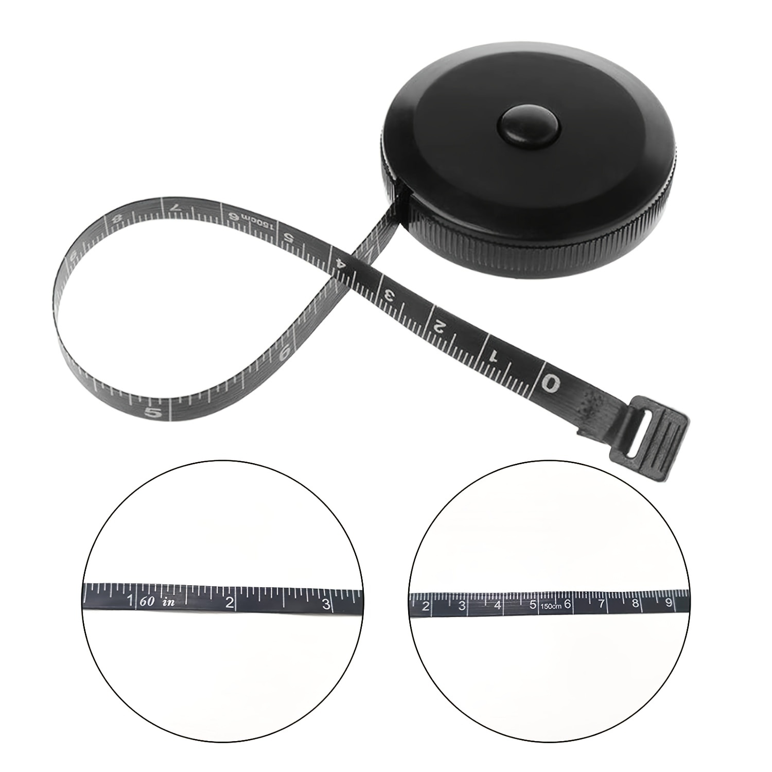 Soft Tape Measure Retractable Measuring for Body Fabric Sewing