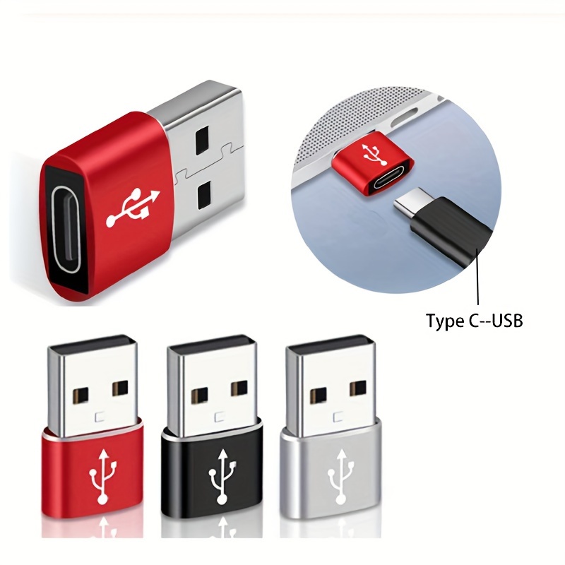 USB-C-auf-USB-Adapter, USB-C-Stecker Auf USB-3.0-Buchse, OTG-Konverter,  Kompatibel Mit Typ-C-Geräten