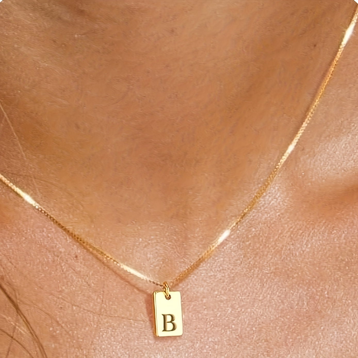 Initial Letter Jewelry Tag - B