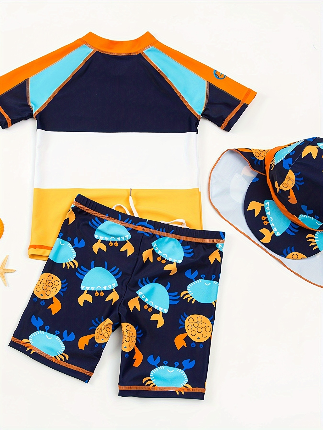 Baby boy swimsuit and 2025 hat