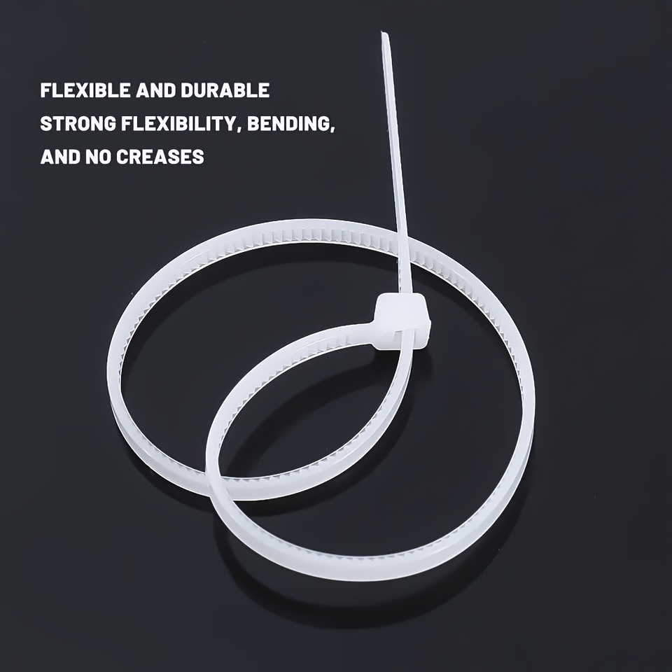 Kabelbinder weiß Nylon 100 Stück