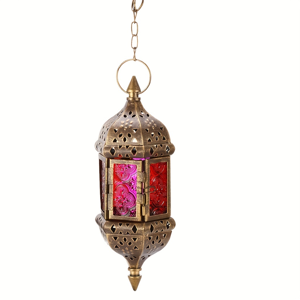 Lanterne Bougie sur Table - Décoration Marocaine - Multicolore