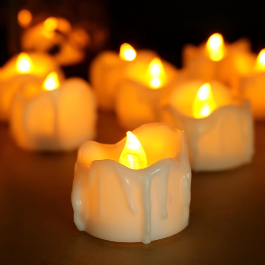 Tea Light, 150 Pack Flameless LED Tea Lights Candles Flickering Warm Yellow  200+ Hours Battery-Powered Tealight Candle. Ideal for Party, Wedding