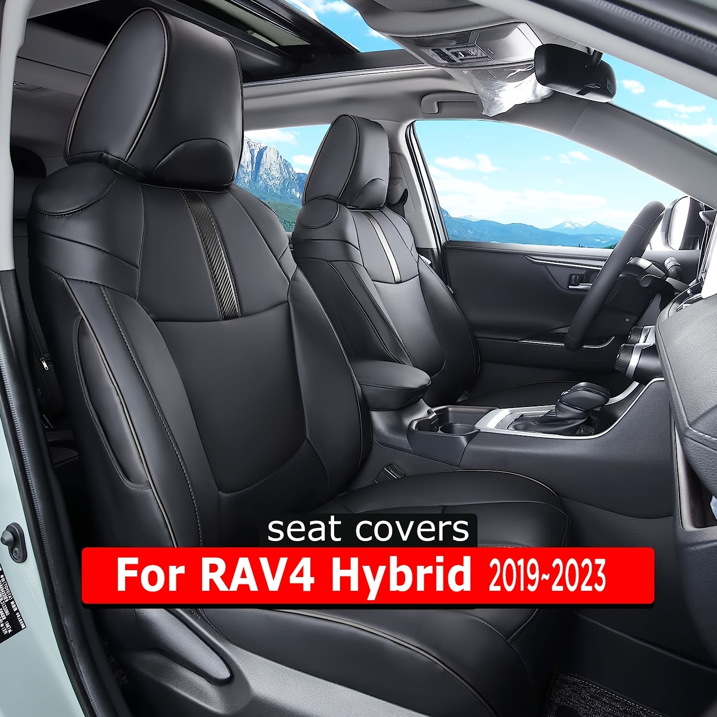 For Toyota For Rav4 All Inclusive Apron Seat Cover Front - Temu