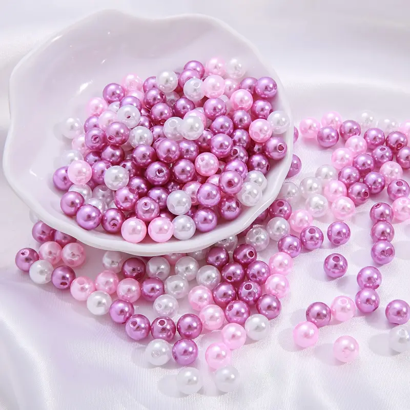 About Faux Pearls Beads For Diy Key Chains Bracelets - Temu