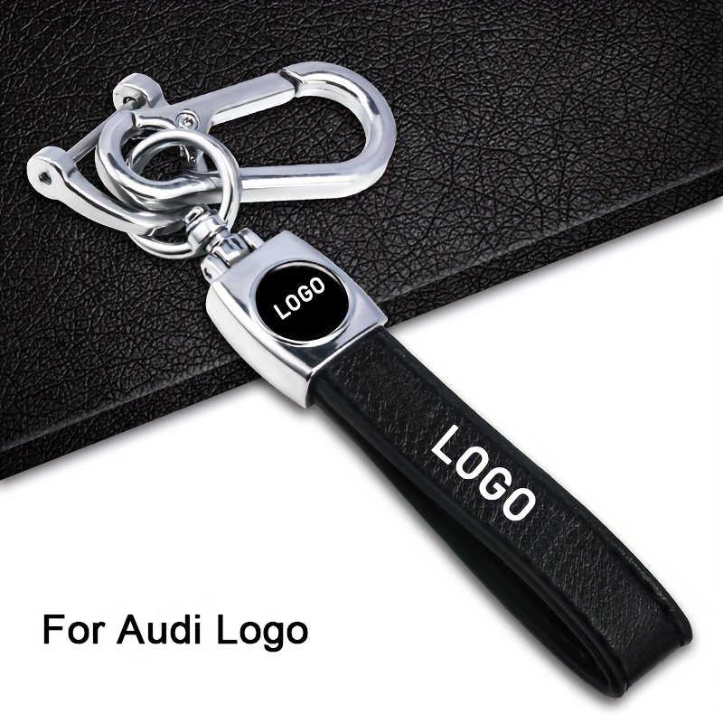 Set de porte-clés de Luxe en métal et cuir - 2 pièces - Clé de voiture -  Accessoires