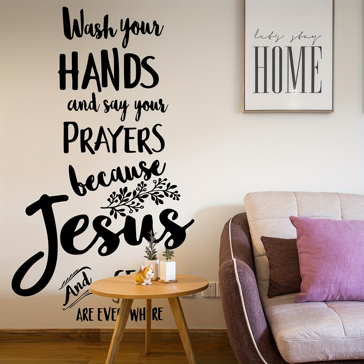 The Lord's Prayer Bible Wall Decal Our Father Vinyl Wall Art Scripture  Quote Faith Home Christian Decor Stickers