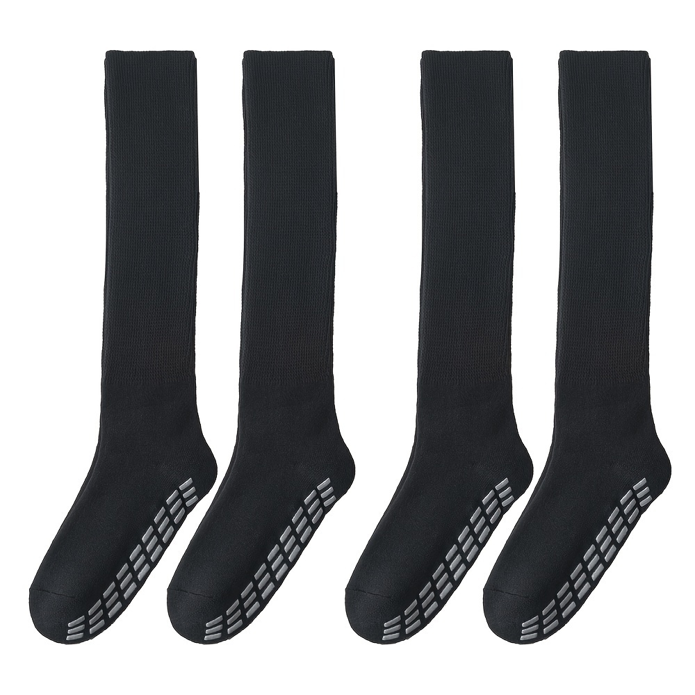 2 Pares Calcetines Antideslizantes para Hombre Mujer, Algodón