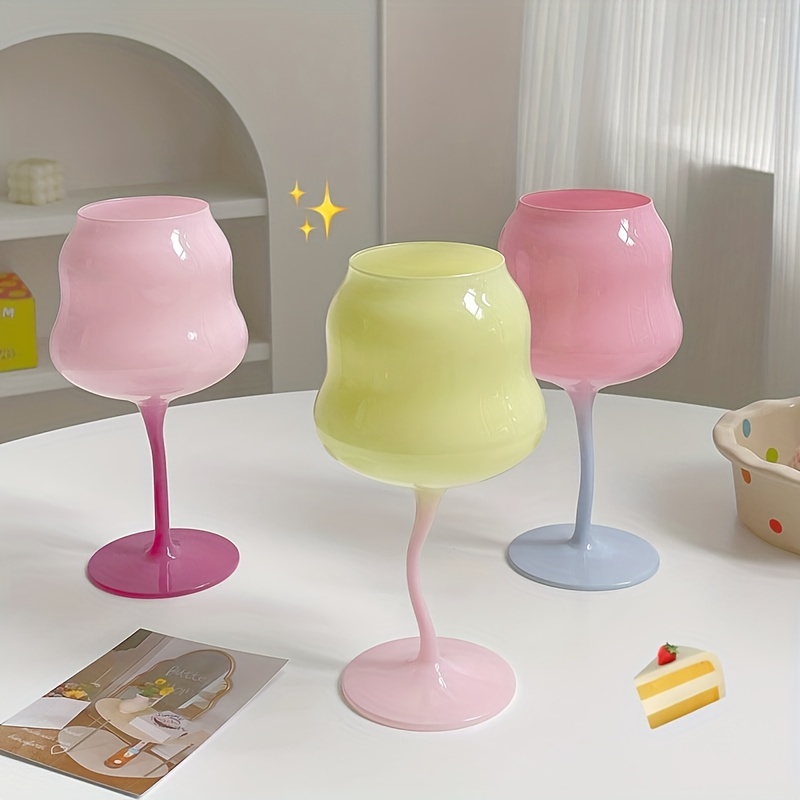 Ceramic Wine Glass, Cute Kawaii Champagne Cup, Goblet, For Whisky