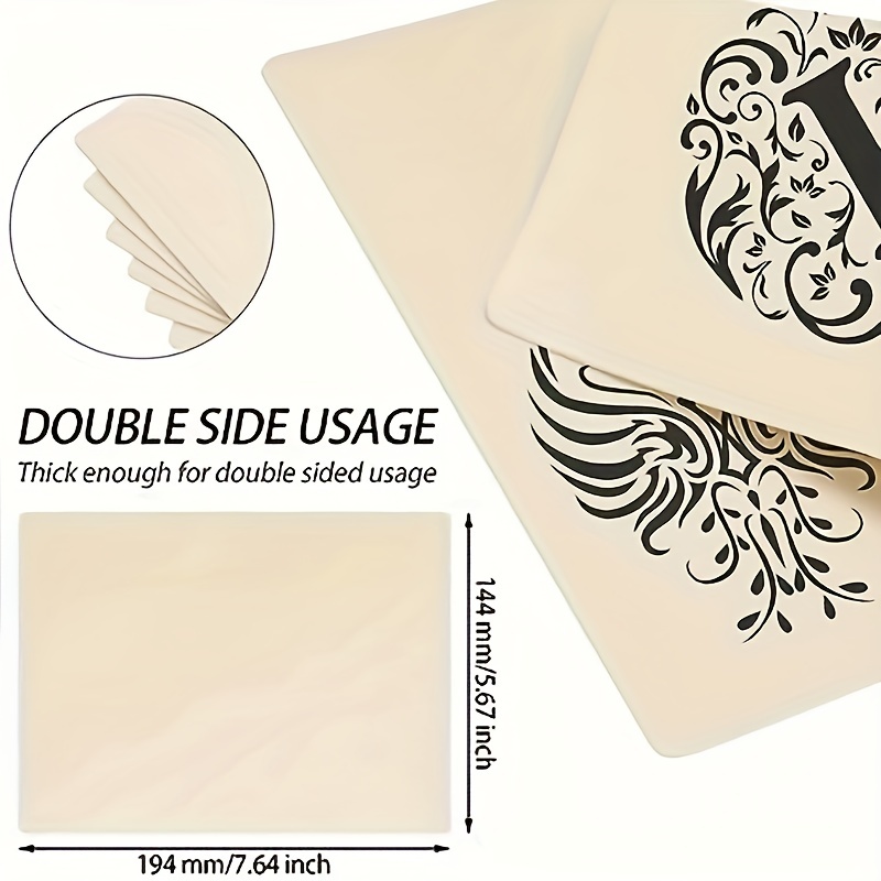 Tattoo Skin Practice with Transfer Paper, 30PCS Fake Skin and Stencil Paper  New!