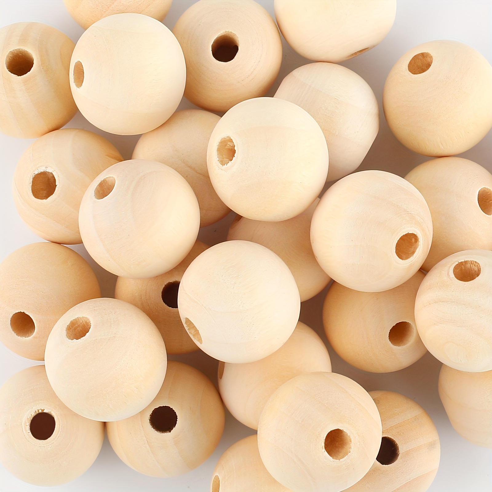 6mm Wooden Beads Natural Rough Round Wooden Loose Beads Diy - Temu