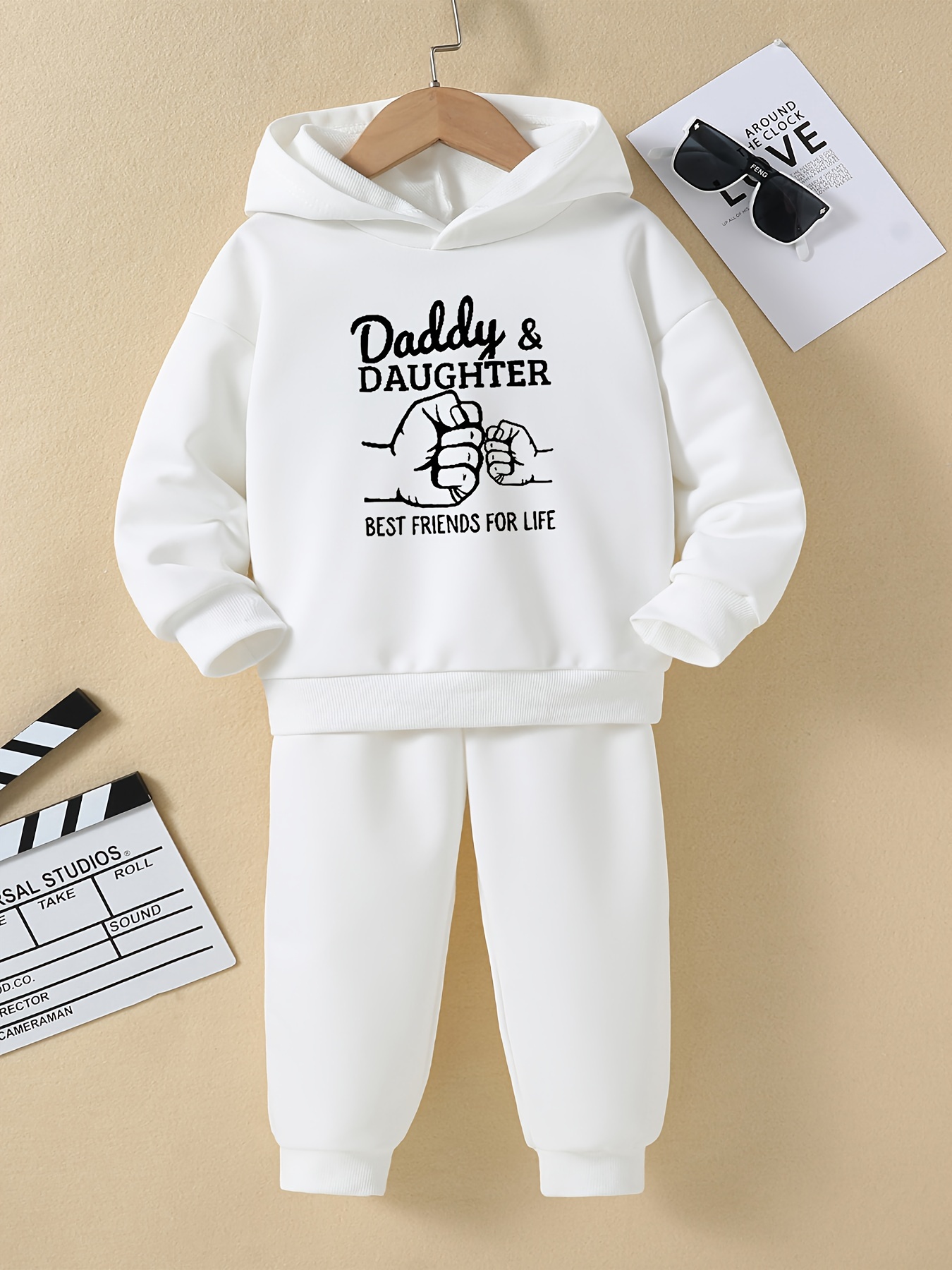 Daddy and 2024 daughter hoodies