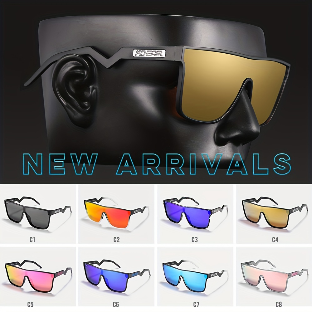 1pc Mens Outdoor Tr90 Ultra Light Polarized Cycling Sunglasses