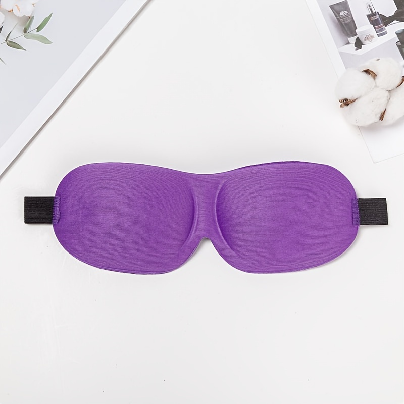 Light Blocking Sleep Eye Mask - Comfortable And Breathable Sleeping Mask  For Women Men - Adjustable Cotton Eye Blindfold For Travel Flight Rest